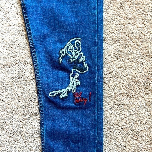 TOPSHOP MOTO Embroidered JAMIE skinny JEANS - Picture 10 of 13